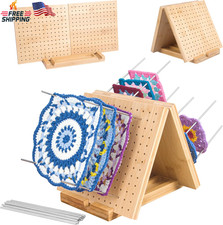 Crochet Blocking Board with Pegs 155x77 Inch Knitting Tool Kit
