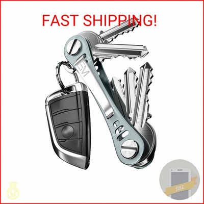 EM Premium Products Compact Key Holder - Pocket Key Organizer - 14 Keys Key Bar