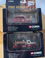 Lot 2 Corgi Fire:Heroes Chevrolet Fire Chief  Fire Truck showcase series 2