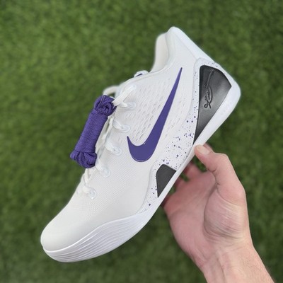 Size 12 - Nike Kobe 9 Elite Low EM Protro White Court Purple