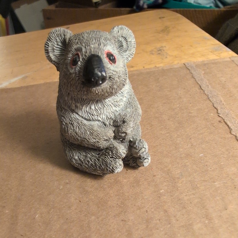 Stone Critters SC050 Koala Bear Figurine Made in USA 1988 UDC