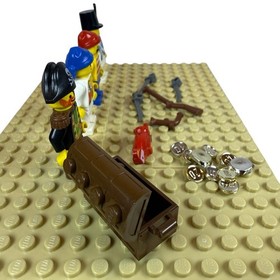 LEGO Minifigure Pirates Sea Mates 6251 pi055 pi061 pi056 pi043 Lot Parrot