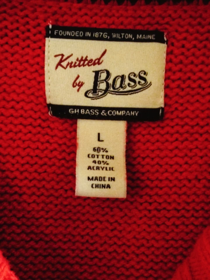 Cárdigan tejido por bajo tejido con cable rojo suéter botones de palanca para mujer talla grande Foto 4 de 4