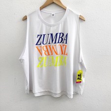 NWT ZUMBA Prep Loose Muscle Tank - Wear It Out Size XXL
