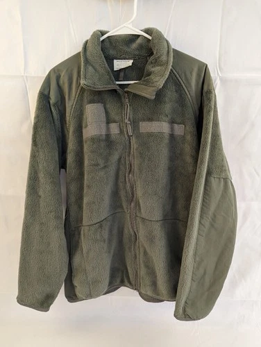 US Military Gen III Polartec 100 Cold Weather Fleece Jacket Green GC - product listing photo
