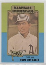 1980-84 SSPC Baseball Immortals 1st Printing Home Run Baker Frank #74 HOF 2k3