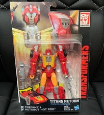 Transformers Titans Return Deluxe Class Firedrive & Autobot Hot Rod 2016 Sealed