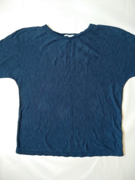 Women The White Company Top Navy Linen 36 / S / 44