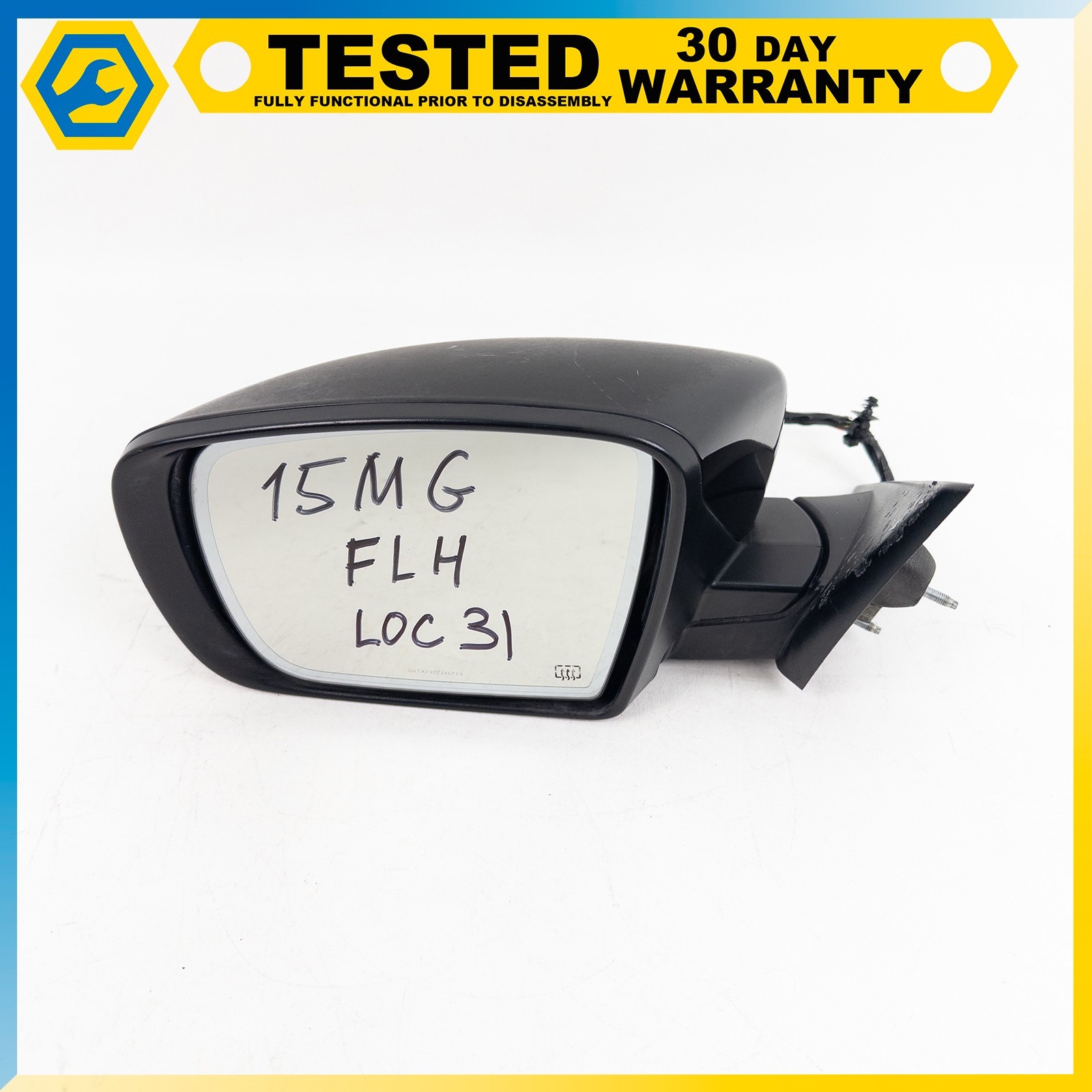 14-24 MASERATI GHIBLI LEFT DRIVER SIDE REAR VIEW DOOR MIRROR ASSEMBLY OEM
