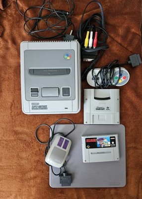 Super Nintendo Entertainment System ONE CHIP SNES + Mario Paint in TOP Zustand