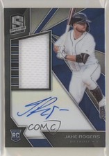 2020 Panini Chronicles Spectra Jersey 35/199 Jake Rogers #105 Rookie Auto RC 1c7