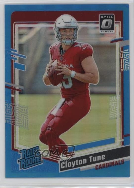 2023 Panini Donruss Optic Rated Aqua Prizm /299 Clayton Tune #202 Rookie RC 2y0