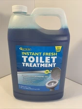 Instant Fresh Toilet Treatment Odor Control Waste Breakdown Valve Lubricant