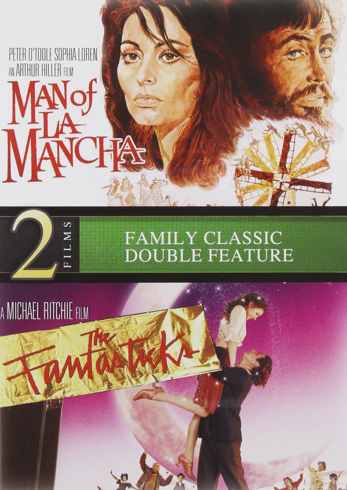 Man Of LA Mancha / Fantasticks On DVD With Peter O'Toole Sophia Loren Joel  E27