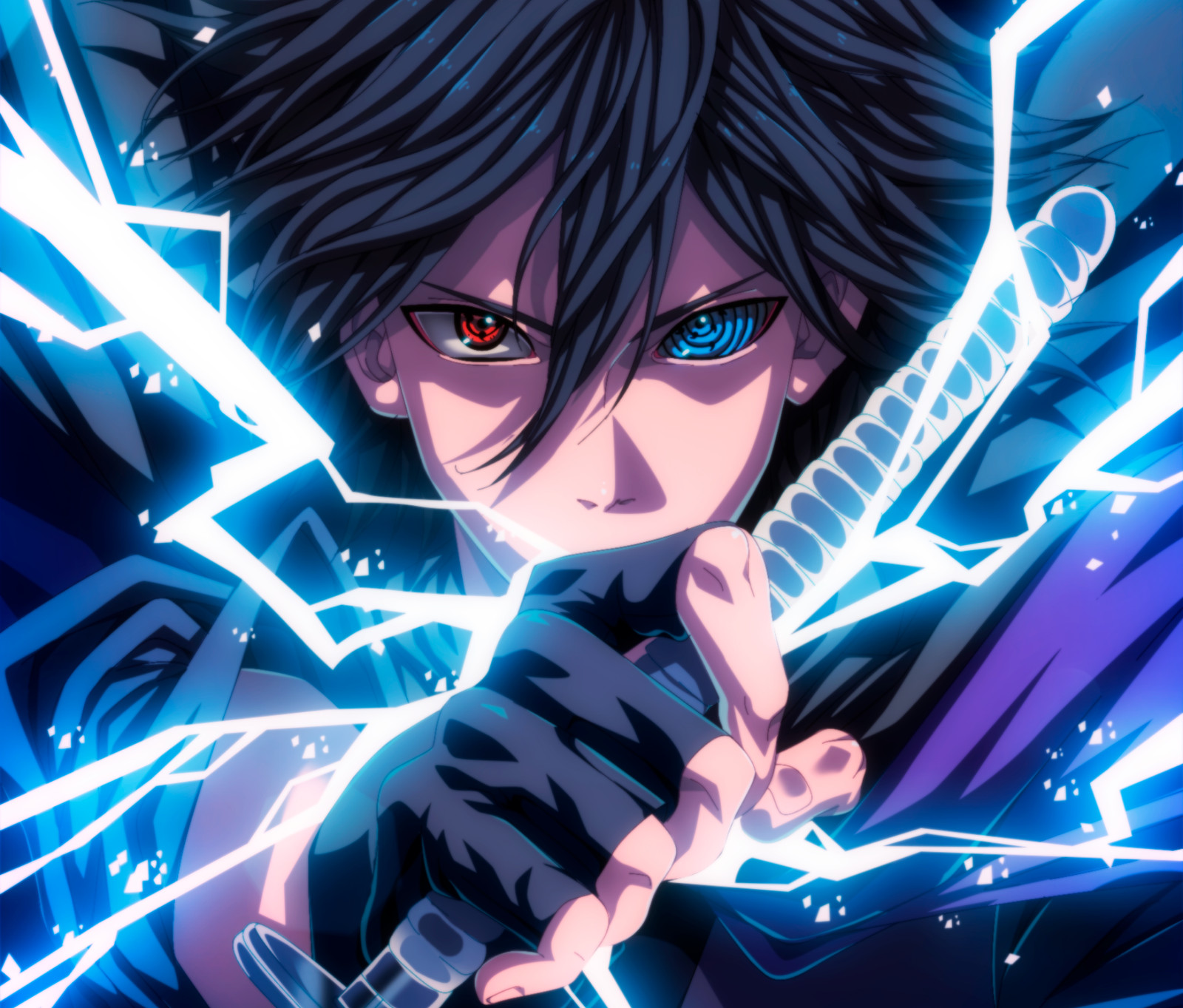 Póster de anime Uchiha Sasuke Rinnegan Eternal Mangekyou Sharingan 11x17