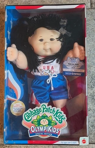 Mattel Olympics 1996 Cabbage Patch Kids Gymnastic Olympikid Special Ed. Doll