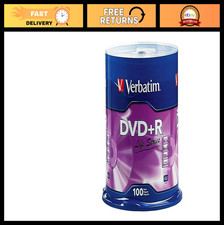 100 Pack DVD R Spindle - High-Quality Blank Discs for Data Storage Backup