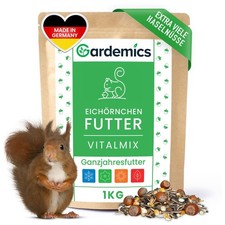 Squirrel Food with Extra Many Hazelnuts 1kg I Species Appropriate Squirrel...