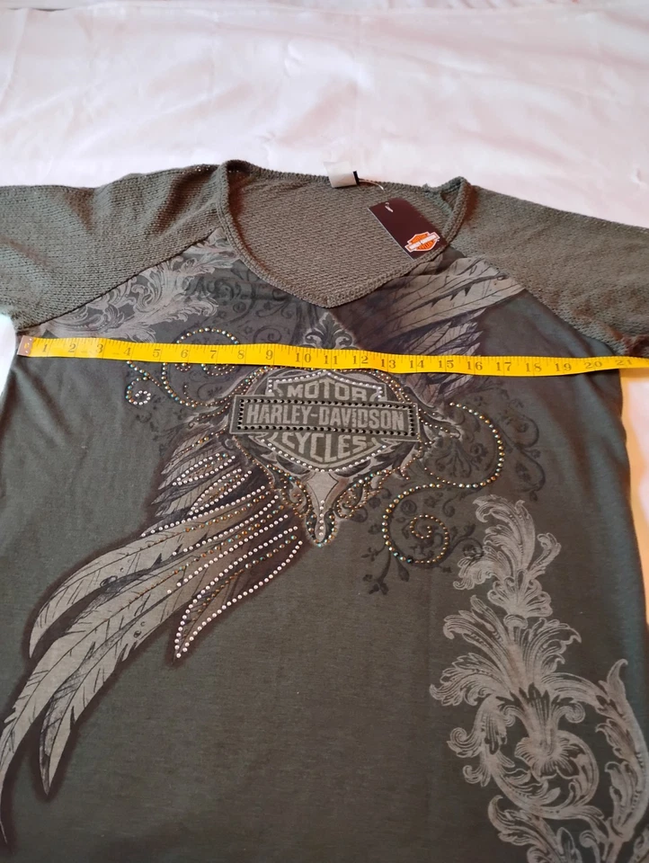 Suéter ligero Harley-Davidson 3XL diseño HD en la parte delantera Foto 4 de 4