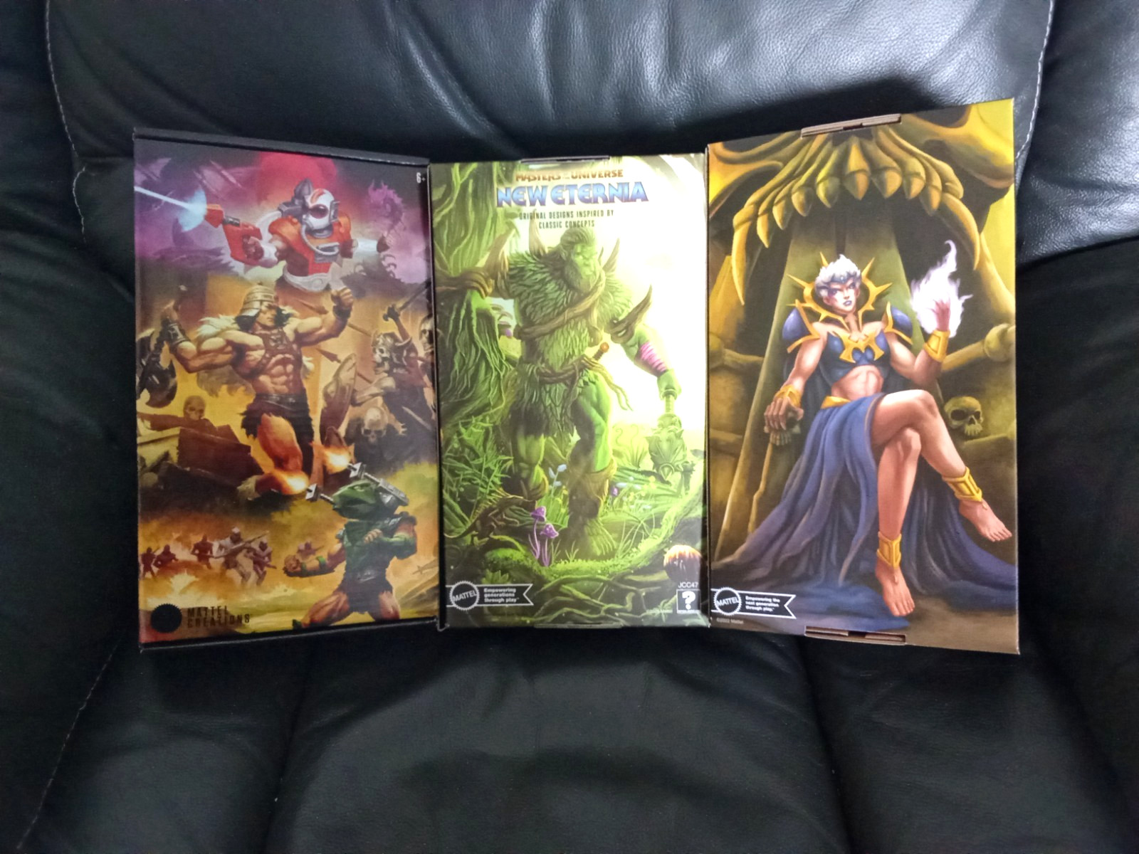 Lot Masterverse MOTU Mattel de collection premium avec 3 figurines articulées de 18 cm