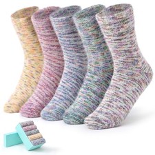  Womens Fuzzy Socks Thick Soft Warm Winter Fl...