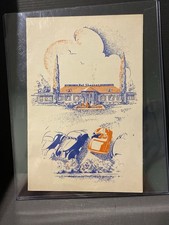 Vintage HOT SHOPPES Menu Restaurant October 1941 Car Hop Artwork