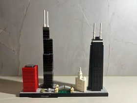LEGO Architecture 21033 Chicago Skyline  &ndash; Build丨No box ！