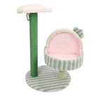 Indoor Cat Tree Sisal Scratching Post Fruit Shaped Interactive Ball Cat Towe BUU