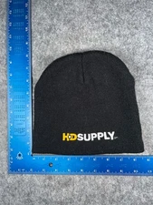 HD Supply Frigidaire Beanie Toque Adult Black Knit 100% Acrylic Embroidered