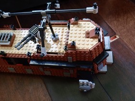 LEGO STAR WARS 7104 +  6210 Jabba's Sail Barge with sails and manual INCOMPLETE