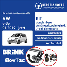 Für VW e-Up 01.2019-jetzt AHK abnehmbar +7pol spezifisch E-Satz NEU TOP