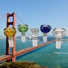 5*14mm Male Bowl Set Replacement for Hookah Water Pipe Glass Bong Smoking Pipe**