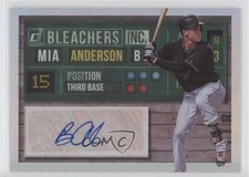 2019 Panini Donruss Bleachers Inc Brian Anderson #BI-BA Auto qf6