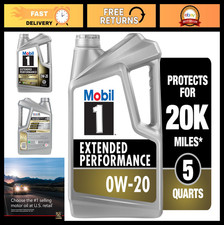 Full Synthetic Motor Oil 0W-20, Extended Performance, 5 Quart - Engine Protectio 47.99 per gallon