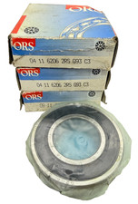 Lot of 3x ORS 6206-2RS C3 30mm x 62mm x 16mm Sealed Bearing