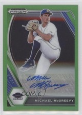 2021 Panini Prizm Draft Picks Lime Green 6/23 Michael McGreevy #PDP18 Auto 2p7