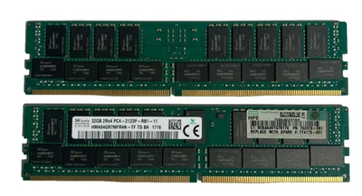 PC4-19200 (DDR4-2400) Bus Speed Server RAM 32 GB Capacity per