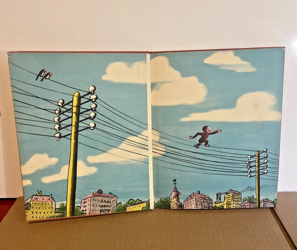 Curious George ~ H. A. REY ~ First Edition 1st Printing ~ Title Page Dated 1941 — 第 2/4 张图片