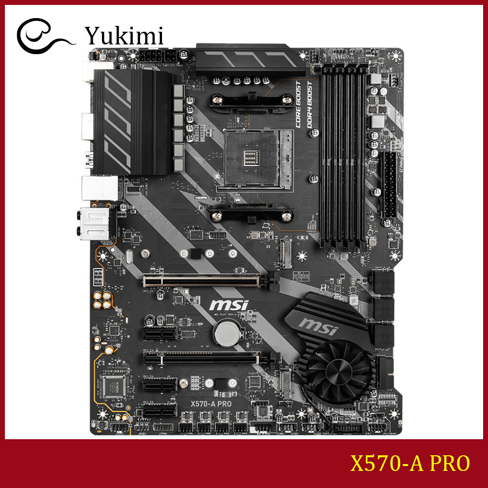 FOR MSI X570-A PRO AM4 AMD X570 HDMI DDR4 128GB ATX Motherboard