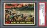 1962 Mars Attacks #39 Army Of Giant Insects PSA 7