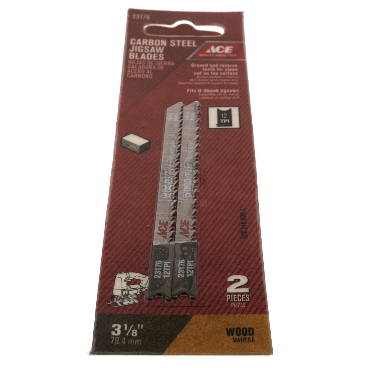JIG-SAWページ ACE Hardware 23176 Carbon Steel Jigsaw Blades, 12TPI 3-1/8