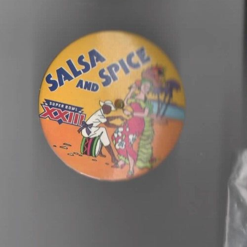 Super Bowl XXIII, San Francisco 49ers v Cincinnati Bengals, Button Pin - Picture 1 of 2