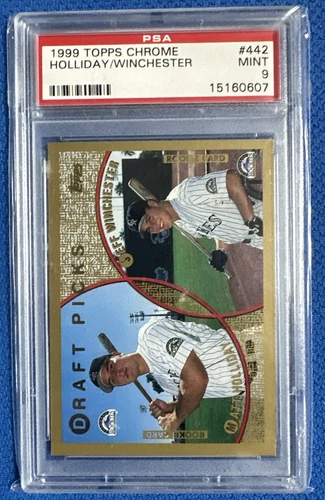 1999 Topps Matt Holliday/Jeff Winchester #442 PSA 9 Rookie Card RC