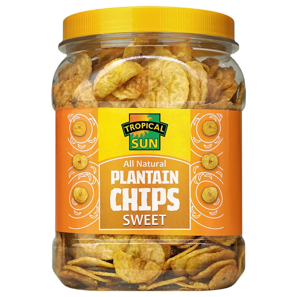 Tropical Sun Plantain Chips Naturally Sweet 450 G - Image 2