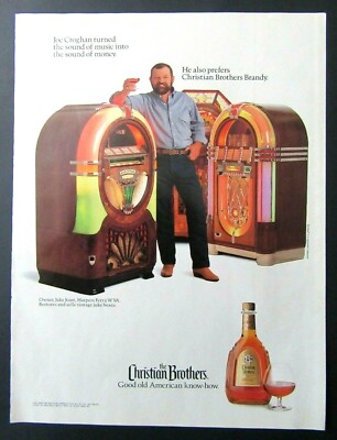 1991 The Christian Brothers Brandy Ad - Joe Croghan Owner Juke Joint W.VA.
