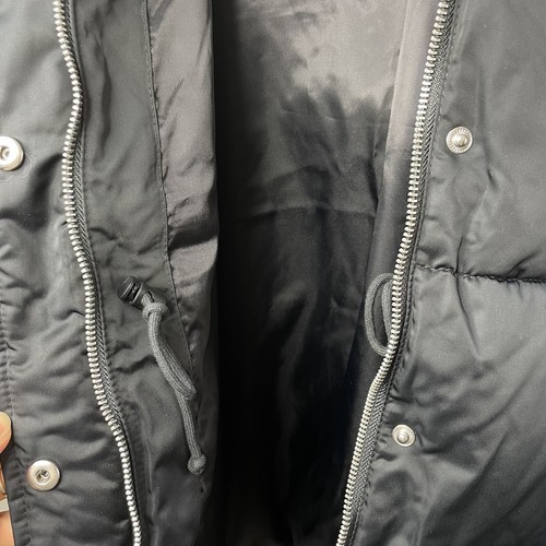 ABERCROMBIE & FITCH Puffer Jacket Women XXL Ultra Mid NEW Hooded Black - Picture 6 of 11