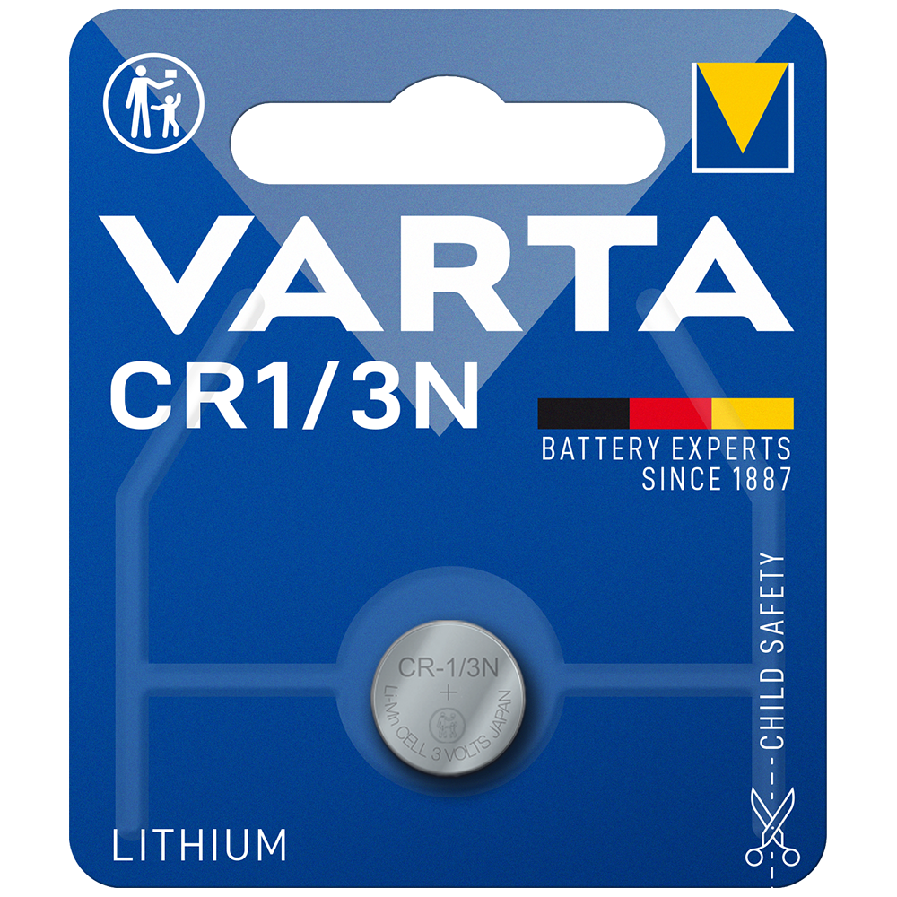 Varta CR1/3N DL1/3N 2L76 CR11108 3V Lithium Battery x 1 *Long Expiry Dates*