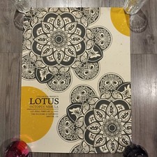 Affiche de concert sérigraphiée nébuleuse Lotus / Poulpe