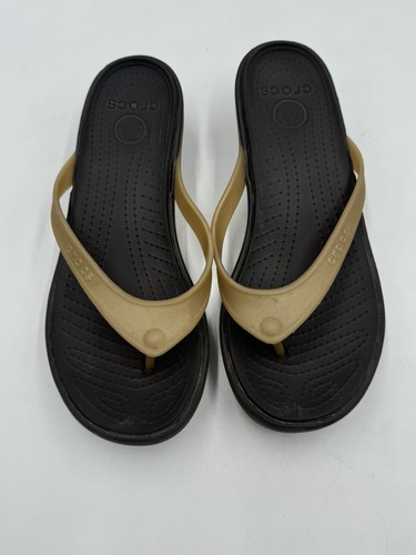 Crocs Carlie Platform Flip Flop Sandals Women's Size 9 - Picture 5 of 11