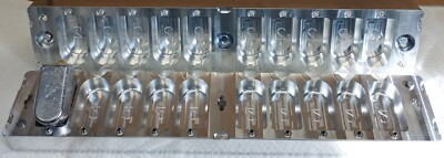 #ad 2 LB Rock Cod Deep Drop Sinker 10 cavity Production Mold Aluminum CNC $198.00